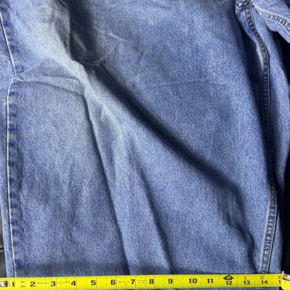 Harbor Bay Men’s Relaxed Jeans 56x30 Medium Wash Cotton Denim - Picture 12 of 13